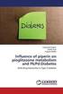 Influence of Piperin on Pioglitazone Metabolism and Pk/Pd