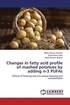 Changes in fatty acid profile of mashed potatoes by adding n-3 PUFAs