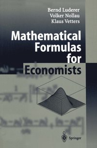 Mathematical Formulas for Economists (e-bok)