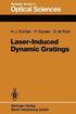 Laser-Induced Dynamic Gratings