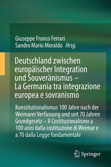 Deutschland zwischen europischer Integration und Souvernismus - La Germania tra integrazione europea e sovranismo