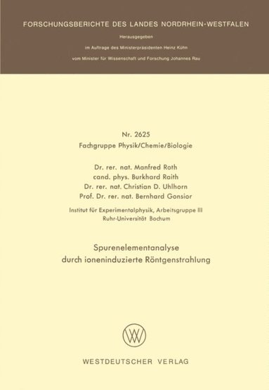 Spurenelementanalyse durch ioneninduzierte RÃ¶ntgenstrahlung (pussel)