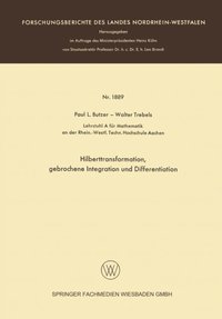 Hilberttransformation, gebrochene Integration und Differentiation (e-bok)
