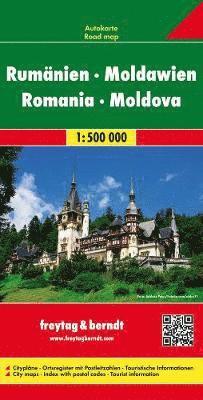 Romania - Moldova Road Map 1:500 000 (häftad)