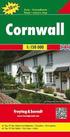 Cornwall Road Map 1:150 000