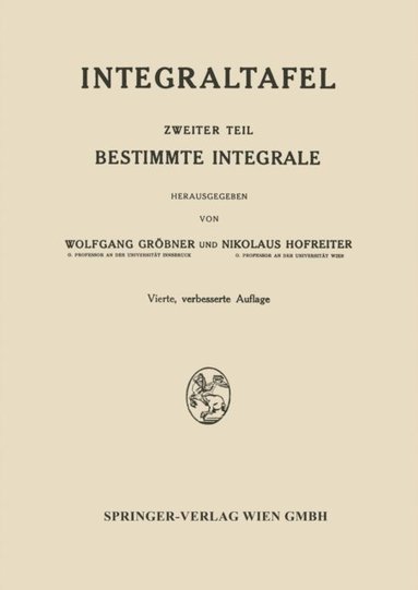 Integraltafel (e-bok)