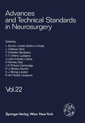 Advances and Technical Standards in Neurosurgery (inbunden)