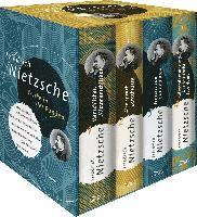 Friedrich Nietzsche, Werke in vier Bänden (Menschliches, Allzu Menschliches - Also sprach Zarathustra - Jenseits von Gut und Böse - Götzendämmerung/Der Antichrist/Ecce Homo) (4 Bände im Schuber) (inbunden)