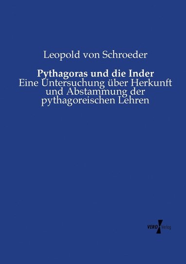 Pythagoras und die Inder (inbunden)
