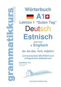 Wrterbuch Deutsch - Estnisch - Englisch Niveau A1 (hftad)