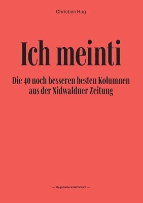 Ich meinti II (inbunden)