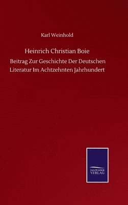 Heinrich Christian Boie (inbunden)