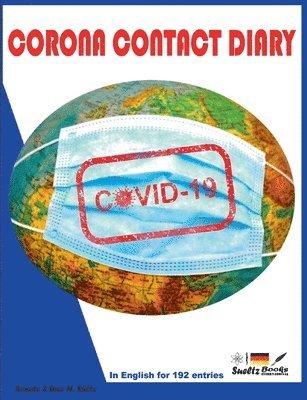 Corona Contact Diary - In English for 192 entries (inbunden)