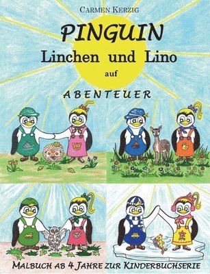 Malbuch zu Pinguin Linchen und Lino auf Abenteuer (hftad)