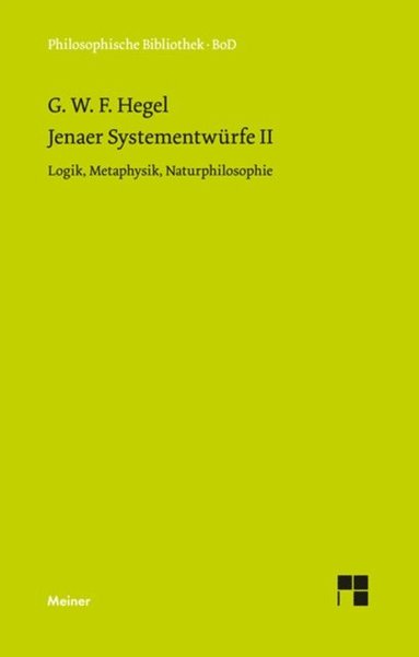 Jenaer Systementwürfe II (e-bok)