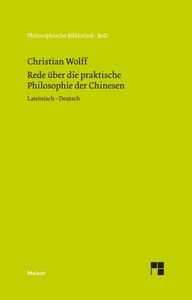 Rede über die praktische Philosophie der Chinesen (e-bok)