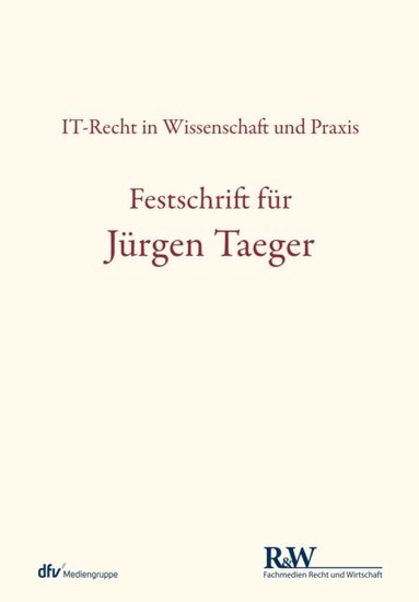 Festschrift für Jürgen Taeger (e-bok)