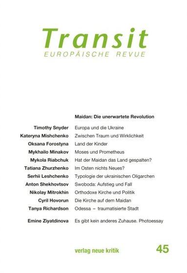 Transit 45. Europÿische Revue (e-bok)