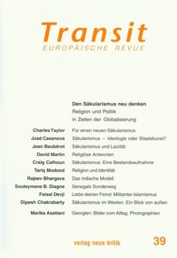 Transit 39. Europÿische Revue (e-bok)