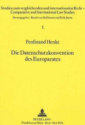 Datenschutzkonvention des Europarates (hftad)