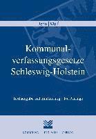 Kommunalverfassungsgesetze Schleswig-Holstein (häftad)