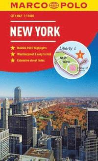 New York Marco Polo City Map 2018 - pocket size, easy fold, New York street map (hftad)