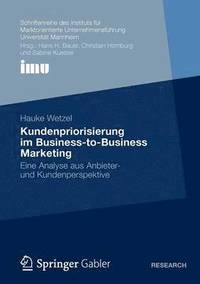 Kundenpriorisierung im Business-to-Business Marketing (hftad)
