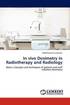 In Vivo Dosimetry in Radiotherapy and Radiology