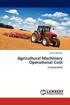 Agricultural Machinery Operational Cost