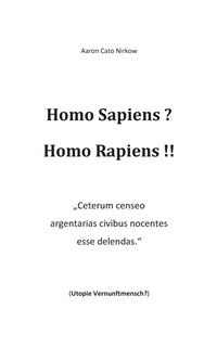 Homo Sapiens? Homo Rapiens!! (hftad)