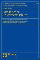 Europaischer Grundrechtsschutz: Die Anwendung Der Unionsgrundrechte in Den Mitgliedstaaten Der Europaischen Union Und Ihr Verhaltnis Zu Den Nationalen (häftad)