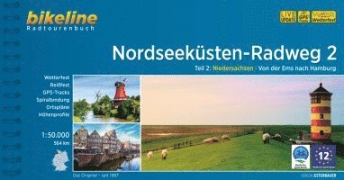 Nordseeksten Radweg 2 Niedersachsen Von der Ems - Hamburg (h�ftad)