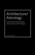Architecture/Astrology: By Dan Graham and Jessica Russell.