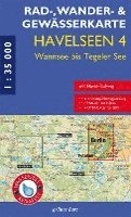 Rad-, Wander- und Gewsserkarte Havelseen 4: Wannsee bis Tegeler See