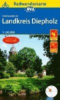 Radwanderkarte BVA Radwandern im Landkreis Diepholz 1:50.000, rei- und wetterfest, GPS-Tracks Download