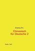 Chinesisch f�r Deutsche 2