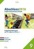 Abschluss 2016 - Hauptschulprüfung Hessen - Lösungen. Deutsch, Mathematik, Englisch
