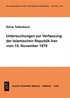Untersuchungen Zur Verfassung Der Islamischen Republik Iran Vom 15. November 1979