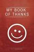 My Book of Thanks