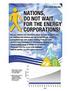 Nations, Do Not Wait for the Energy Corporations!