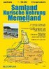 Landkarte Samland/Kurische Nehrung/Memelland 1:100 000