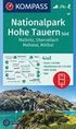 KOMPASS Wanderkarte Nationalpark Hohe Tauern Süd, Mallnitz, Obervellach, Maltatal, Mölltal 1:50 000