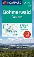 Böhmerwald Sumava 2-Set - Sheet map, folded (9783991219002) | Bokus