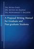 A Proposal Writing Manual for Graduate and Post-graduate Students: A Review of APA And Proposal Writing Principles