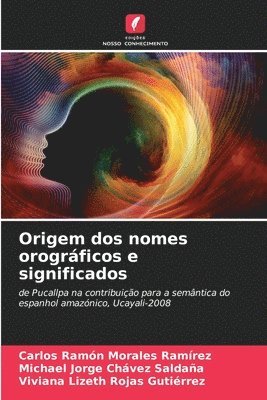 Origem dos nomes orográficos e significados (häftad)