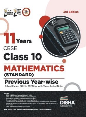 11 Years Cbse Class 10 Mathematics (Standard) Previous Year-Wise Solved Papers (2013 - 2023) with Value Added Notes Previous Year Questions Pyqs (häftad)