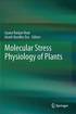 Molecular Stress Physiology of Plants