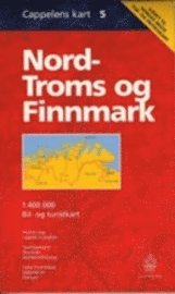 Nord Troms og Finnmark Bil og turistkart 1:400 000 CK5 (inbunden)