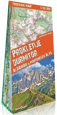 terraQuest Trekking Map Prokletije & Durmitor