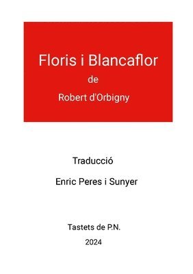 Floris i Blancaflor de Robert d'Orbigny (häftad)